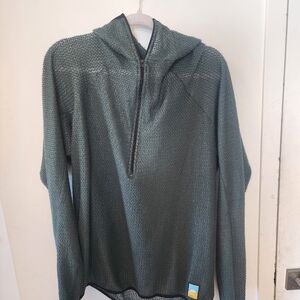 Senchi Designs Men's Polartec A90 Sage Green Half Zip